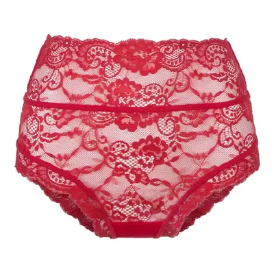 Dámské kalhotky LingaDore 1400B-2 High brief Barva: Červená