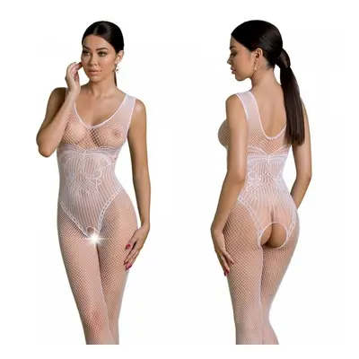 Passion ECO BS003 white - Bodystocking Barva: Bílá