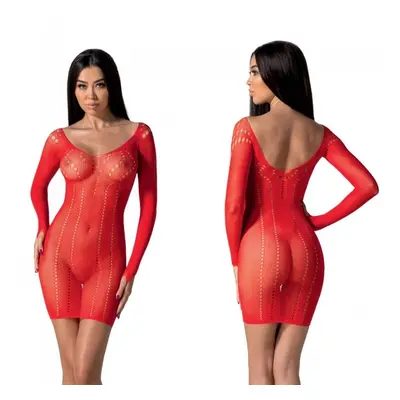 Šaty Passion BS101 red - Bodystocking Barva: Červená