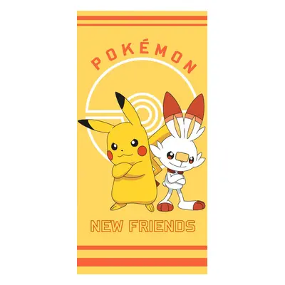 Carbotex Dětská osuška Pokémon Pikachu a Scorbunny