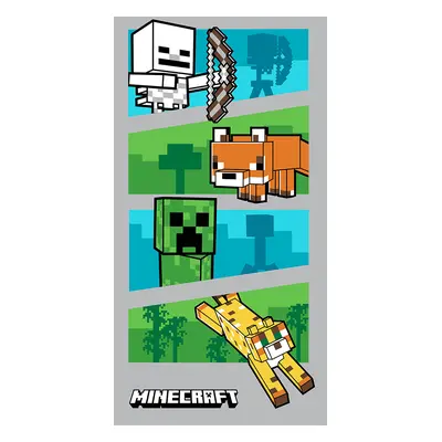 Carbotex Dětská osuška Minecraft Zvířátka