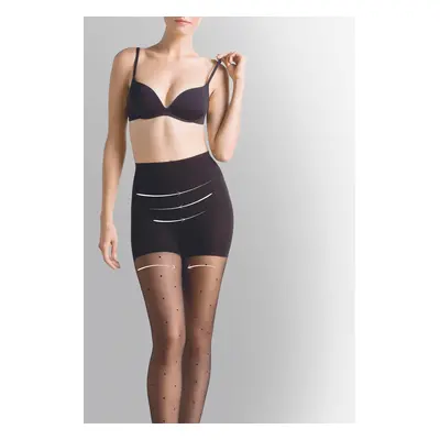 Dámské punčochy Gabriella Secret Shaper Puntina 20 Den code 680 Barva: Černá