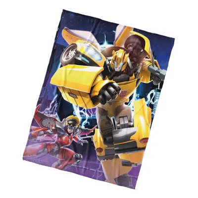 Carbotex Dětská deka Transformers Bumblebee a Windblade 150x200 cm