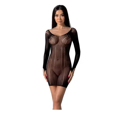 Passion BS101 black - Bodystocking Barva: Černá