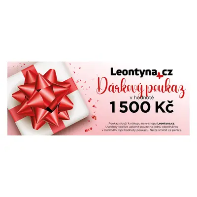 Leontyna Dárkový poukaz v hodnotě 1500 Kč