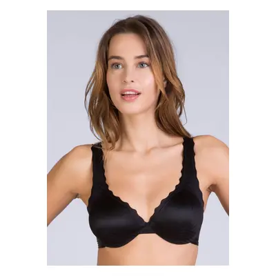 Podprsenka DIM D062R Non Padded Foulard Bra black Barva: Černá