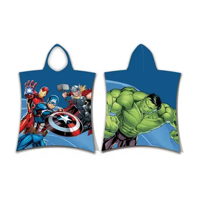 Jerry Fabrics Plážová osuška pončo Avengers Hero