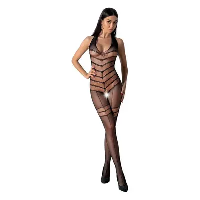 Passion BS100 black - Bodystocking Barva: Černá