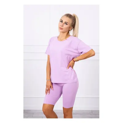 Kesi Dámský fitness set - top + legíny Barva: Fialová