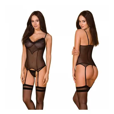 Korzet Avanua Odrevia corset black Barva: Černá