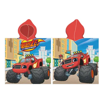 Carbotex Dětské pončo Plamínek a Čtyřkoláci Monster Truck