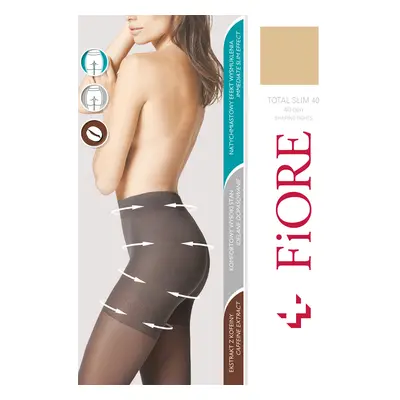 Punčochy Fiore Total Slim 40 den M5207 Barva: Béžová