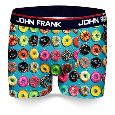 Pánské boxerky John Frank JFBD341 Barva: Modrá