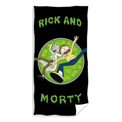 Carbotex Dětská osuška Rick and Morty Skok do třetí Dimenze