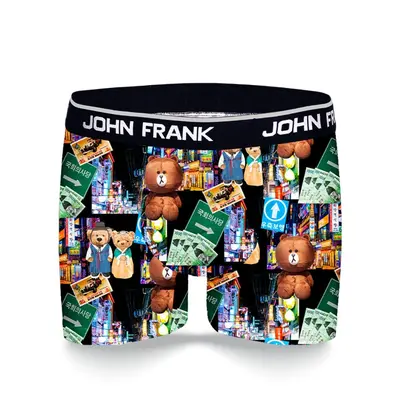 Boxerky JOHN FRANK JFBD331 Barva: Černá