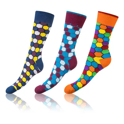 Ponožky Bellinda Crazy Socks BE491004-307 3-pack Barva: Modrá