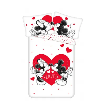 Jerry Fabrics Povlečení Mickey and Minnie "Love 05"