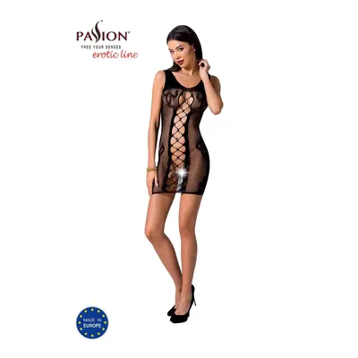 Passion BS073 black - Bodystocking Barva: Černá