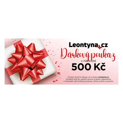 Leontyna Dárkový poukaz v hodnotě 500 Kč