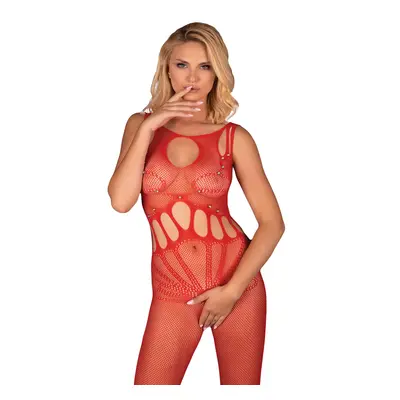 Bodystocking LivCo Corsetti Amahil red Barva: Červená