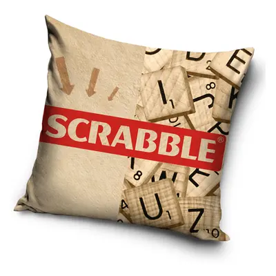 Carbotex Povlak na polštářek Dřevěné Scrabble