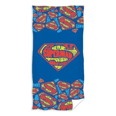 Carbotex Dětská osuška Superman Znak