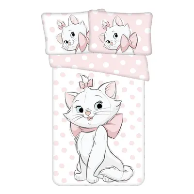 Jerry Fabrics Disney povlečení do postýlky Marie Cat Dots 03 baby