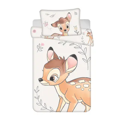 Jerry Fabrics Povlečení do postýlky Bambi Beige baby