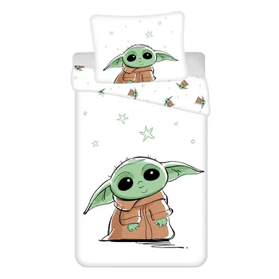 Jerry Fabrics Povlečení bavlna Star Wars Baby Yoda