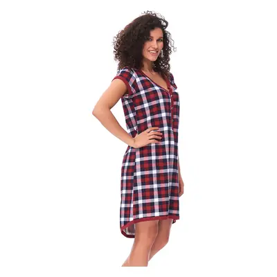 Noční košile Dn-nightwear TM.9620 Barva: Bordó