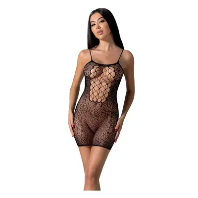 Passion BS096 black - Bodystocking Barva: Černá