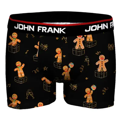 Pánské boxerky John Frank JFBD47-CH-GINGER Barva: Černá