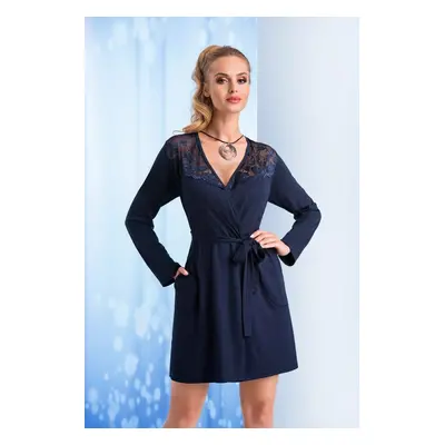 Dámský župan Donna Taylor SZ dark blue Barva: Modrá - tmavě