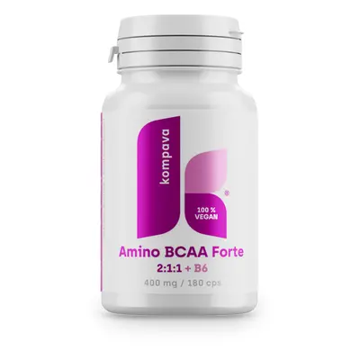 Kompava Amino BCAA Forte 2:1:1, 400 mg/200 kps