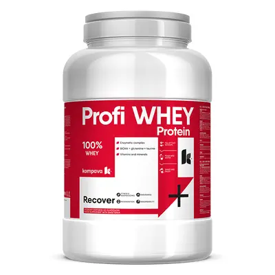 Kompava Profi WHEY Protein 5000 g/166 dávek, čokoláda