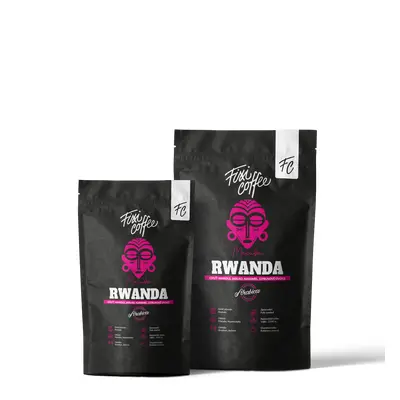 Fixi Coffee Rwanda Macuba – výběrová káva, 100% arabica zrnková / sáček Doypack / 250 g