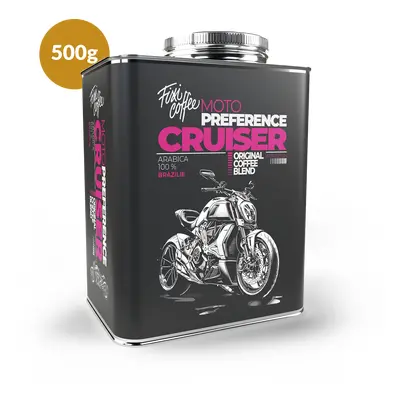 Fixi Coffee Motokafe – Cruiser – dárkové balení kávy zrnková / stylový plechový kanystr / 500 g