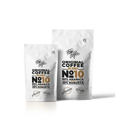 Fixi Coffee No. 10 směs výběrové kávy Brazílie, Indie zrnková / sáček Doypack / 1000 g