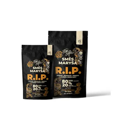 Fixi Coffee Káva Maryša – R.I.P. zrnková / sáček Doypack / 1000 g