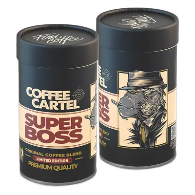 Fixi Coffee Mafia – Al Cafone – dárková káva zrnková / papírová tuba / 500 g