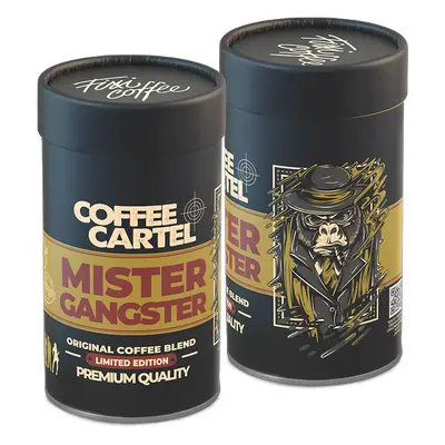 Fixi Coffee Mafia – Al Cafone – dárková káva jemně mletá / papírová tuba / 500 g